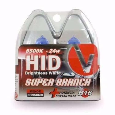 Imagem de Lâmpada H16 24w 12v Super Branca Velox 8500k Par