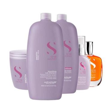 Imagem de Kit Alfaparf SDL Smooth Smoothing Profissional - 5 Produtos - ALFAPARF