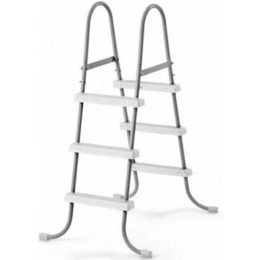 Imagem de Escada Dupla Intex 3 Degraus 107cm Para  Piscina Inflável Estrutural