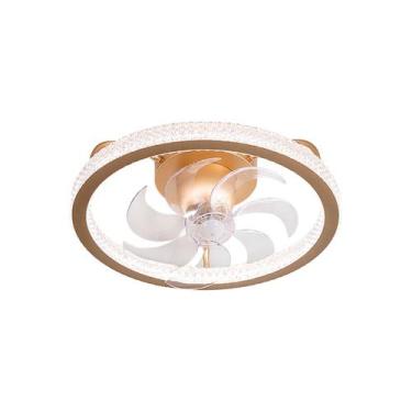 Imagem de Plafon Ventilador De Teto Orbital Air Prisma LED Multicor 40W Bivolt H