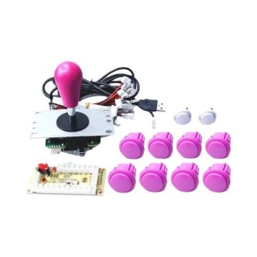 Imagem de Kit DIY Para Console Arcade Com Joystick De 8 Vias E Botões Para PC Ra