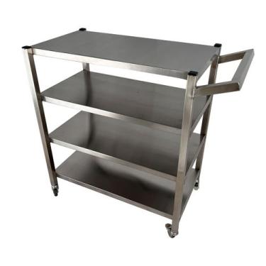Imagem de Carro de Transporte Universal Inox 4 Planos Liso Nortinox