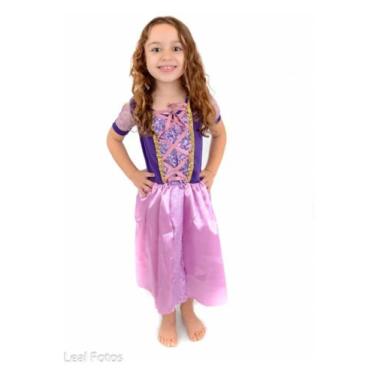 Imagem de Fantasia Infantil Rapunzel Enrolados - SonhoFantasiaKids, GG