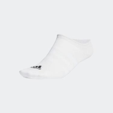 Imagem de Kit Meias Soquetes Finas Leves Adidas 3 Pares Branco, White, Black, UN
