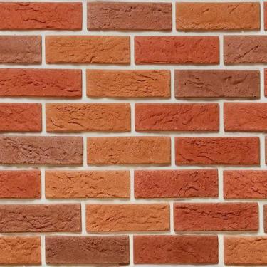 Imagem de Papel de Parede Autoadesivo Vinílico Reforma Tijolinho Rústico Laranja