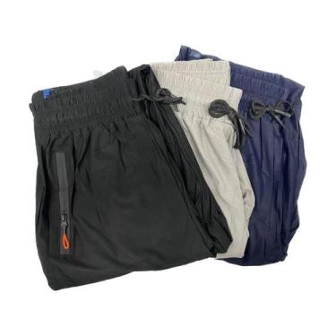 Imagem de Imperdivel! kit com 3 calças dry fit de seda gelada  esportivas! - SPO