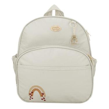 Imagem de Mochila Maternidade Arco Iris - Espera Feliz, Bege