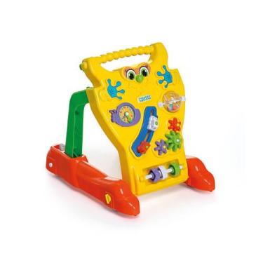 Imagem de Andador Feliz Brinquedo Educativo Bebê Calesita Ref 902 Amarelo
