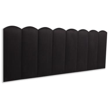 Imagem de Cabeceira Queen Nuvem Suede 160x60 Cama Box Modulada  - Blu Interiores