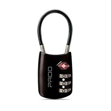 Imagem de Cadeado Segredo Executive 3 segredos Haste Flexivel Preta - 01 Unidade, Pado, 52018284, Multicor