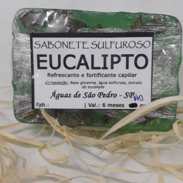 Imagem de Sabonete Sulfuroso de Eucalipto 130grs .Águas de São Pedro.  - Artesan