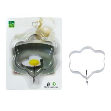 Imagem de Molde Ovo Frito Flor Em Aço Inox Molde Para Fritar Ovo - Keita