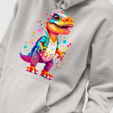 Imagem de Blusa Moletom Genuine Grit Masculina Estampada Algodão 30.1 Dinossauro