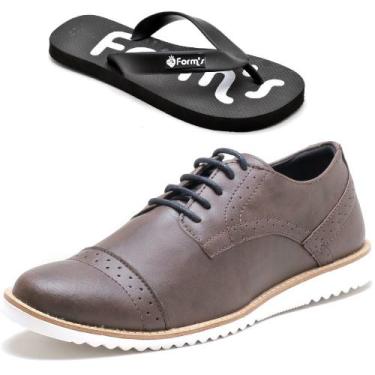 Imagem de KIt Dockside Casual Ec Shoes Detalhes Em Perfurações Com Chinelo, 44, 