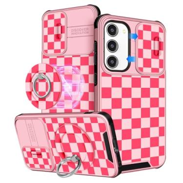 Imagem de Buleens Capa para Samsung Galaxy S23 de 6,1 polegadas - com suporte de anel e capa de câmera estética fofa projetada para mulheres meninas bonita e exclusiva feminina para Samsung S23 capa compatível