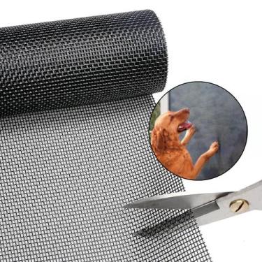 Imagem de Tela Mosquiteira Pet Screen Preto Resistente Cachorro Gato 5,00 X 1,20