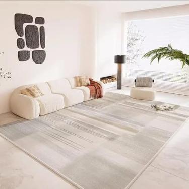 Imagem de Grande área listrada sala de estar tapete abstrato quarto casa arte cabeceira tapete macio moderno área de lazer tapetes de pelúcia, SY1043, QD, 300x400CM