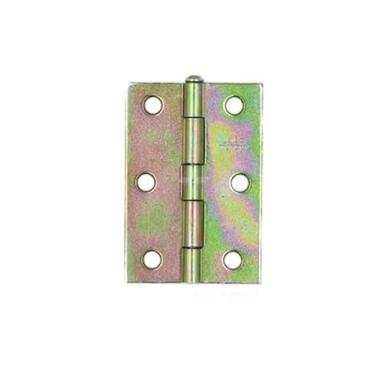 Imagem de Dobradiça Mun Aço 2 1/2 Sem Anel Reta Preto/Bicromatizada/Galvanizada (Bicromatizada)