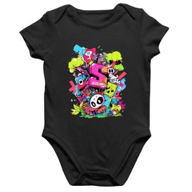 Imagem de Body Bebê Algodão Street Style - Foca na Moda, Preto, GG