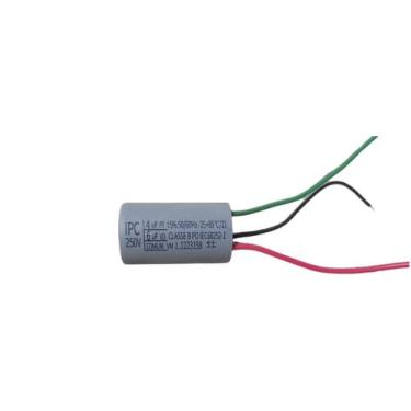 Imagem de Capacitor Para Ventilador 3 Fios 4 + 6uf 250vac 50/60hz Ipc, 4uf + 6uf