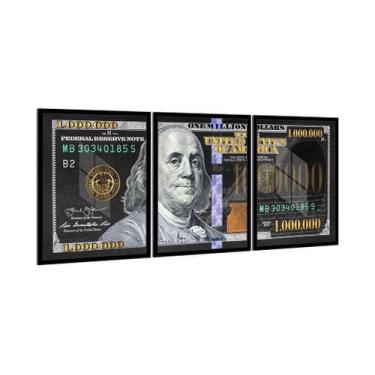 Imagem de Quadro Nota De 1 Milhão De Dólares Moderna com Moldura e Acrílico - Wa