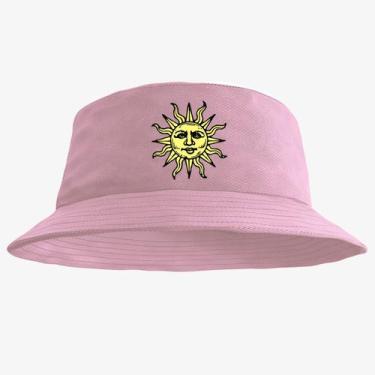 Imagem de Chapéu Bucket Hat Estampado Sol - MP Moda Masculina, Único, Rosa