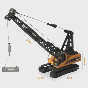 Imagem de Brinquedo Guindaste Construção Coleção de Metal Escala - toys