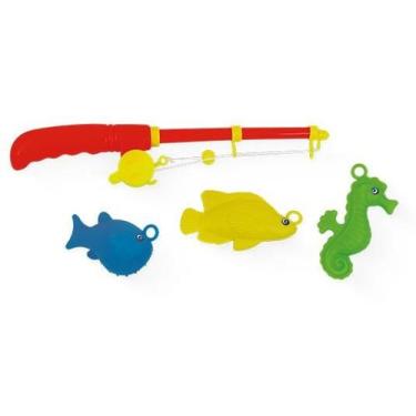 Imagem de Brinquedo Pescaria Hora do Banho Pega Peixe Infantil - PicaPau