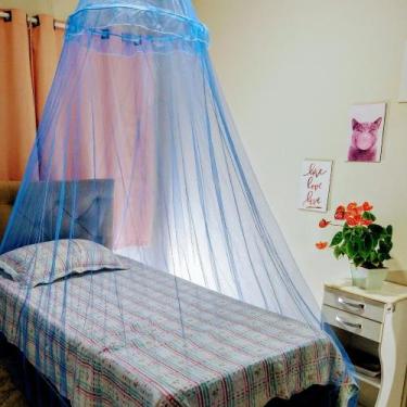 Imagem de 2 Mosquiteiro Para Cama Casal E Solteiro Renda Filó para pendurar no t