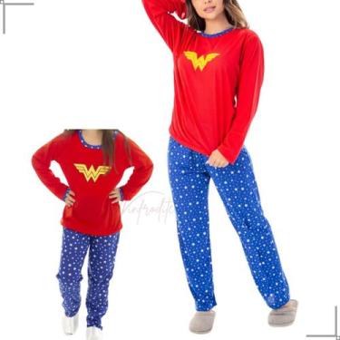 Imagem de Pijama Mamãe E Filhinha Estampado Longo Inverno - Ninfrodite, Unicorni