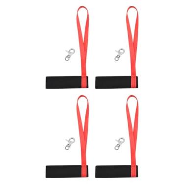 Imagem de Deevoka 4Pcs Sport Glove Straps Ski Accessories com botões de metal Luva Leash Wrist Straps Ski Luva Algemas para montanhismo, Crianças