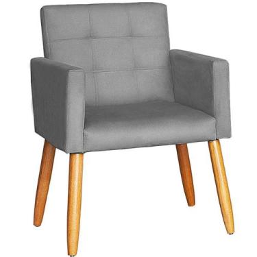 Imagem de Poltrona Decorativa Cadeira Escritório Recepção Sala de estar  - MOBLA