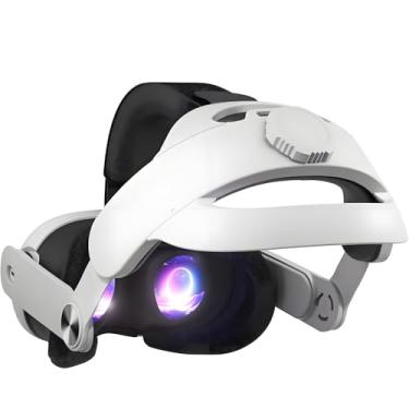 Imagem de GetD Virtual Reality Headset Comfort Head Strap Compatible with Oculus Quest 3 Gear,Meta Quest 3 VR Accessories