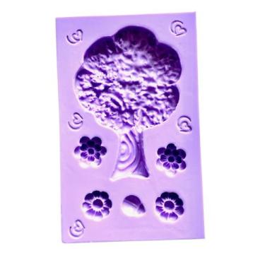 Imagem de F1769 molde de silicone árvore confeitaria biscuit - confeitaria dos m
