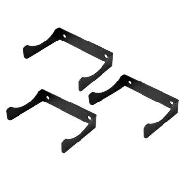 Imagem de Suportes De Garrafa De Parede Sterk Aço Carbono 12cm Decoração Organiz