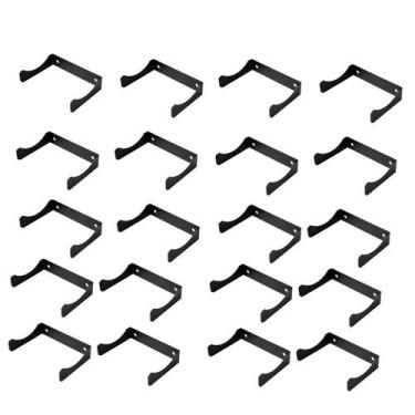 Imagem de Suportes De Garrafa De Parede Sterk Aço Carbono 12cm Decoração Organiz