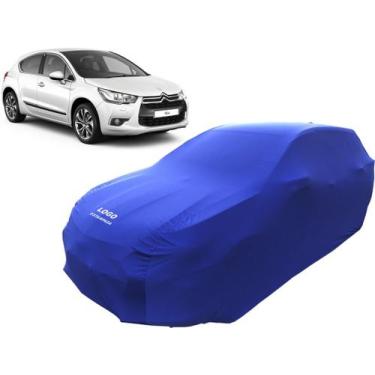 Imagem de Capa Pra Proteger Automóvel Carro Citroen DS4 De Tecido - Mz, Azul