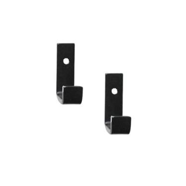 Imagem de Gancho Para Pano de Prato Estilo Industrial Preto 2pç - WoodandSteel