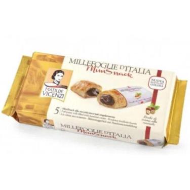Imagem de Biscoito Folhado Recheado com Creme de Avelã Vicenzi - 125g - Matilde 