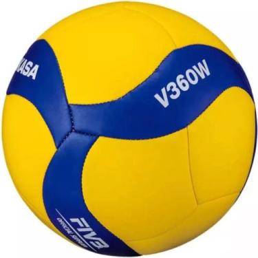 Imagem de Bola De Voleibol V360W FIVB Amarelo E Azul Mikasa