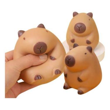 Imagem de Squishy Capivara Apertar Alívio Antistress Brinquedo Fofo - Duarte Sho