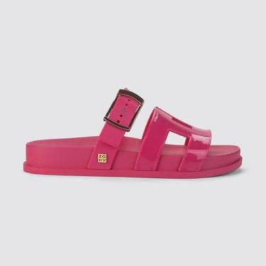 Imagem de Sandália Feminina Zaxy Connect Papete Lançamento Novidade, Rosa, 37