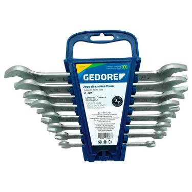 Imagem de Jogo de Chaves Fixas com 6 Peças 3/8 x 7/16" a 15/16 x 1" - Gedore 004653