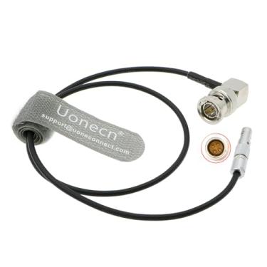 Imagem de Uonecn Cabo de código TIME para Zoom F8 4 pinos macho para ângulo reto BNC para vermelho Epic Scarlet.