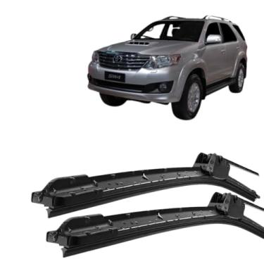 Imagem de Palhetas Limpador Parabrisa em Silicone Compatível com Hilux SW4 2005 2006 2007 2008 2009 2010 2011 2012 2013 2014 2015 Tipo gancho