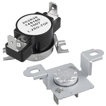 Imagem de Limitador térmico para secadora 137032600 3204267 peça de reposição para termostato de secadora compatível com secadores Electrolux Frigidaire substitui PS2349395 AP4368739 PS446428 508516 AP2131477
