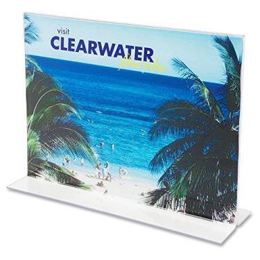 Imagem de Office Depot (R) Suporte de placa em pé horizontal, 21,5 cm A x 28,3 cm L