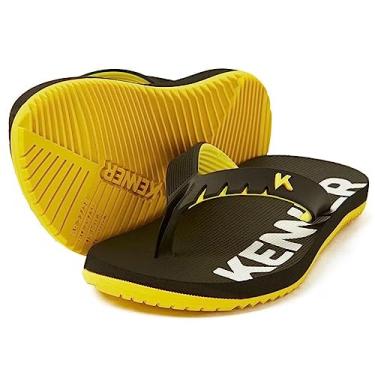 Imagem de Chinelo Infantil Kenner Red Kids - Preto e Amarelo