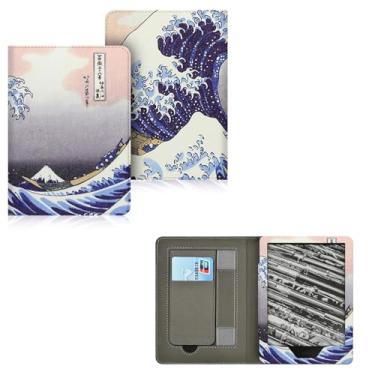 Imagem de enoxboo Capa para Kindle Oasis de 7 Polegadas 10ª/9ª 2019/2017 - Capa com Auto Sleep Wake, Slot para Cartão, Recurso de Alça de Mão, Modelo Nº S8IN4O/CW24WI