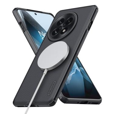 Imagem de Nillkin Capa magnética para OnePlus 13 de 6,82 polegadas, compatível com MagSafe, teste de queda de grau militar, capa Slim Fit One Plus 13 à prova de choque, Frosted Shield Pro para OnePlus 13